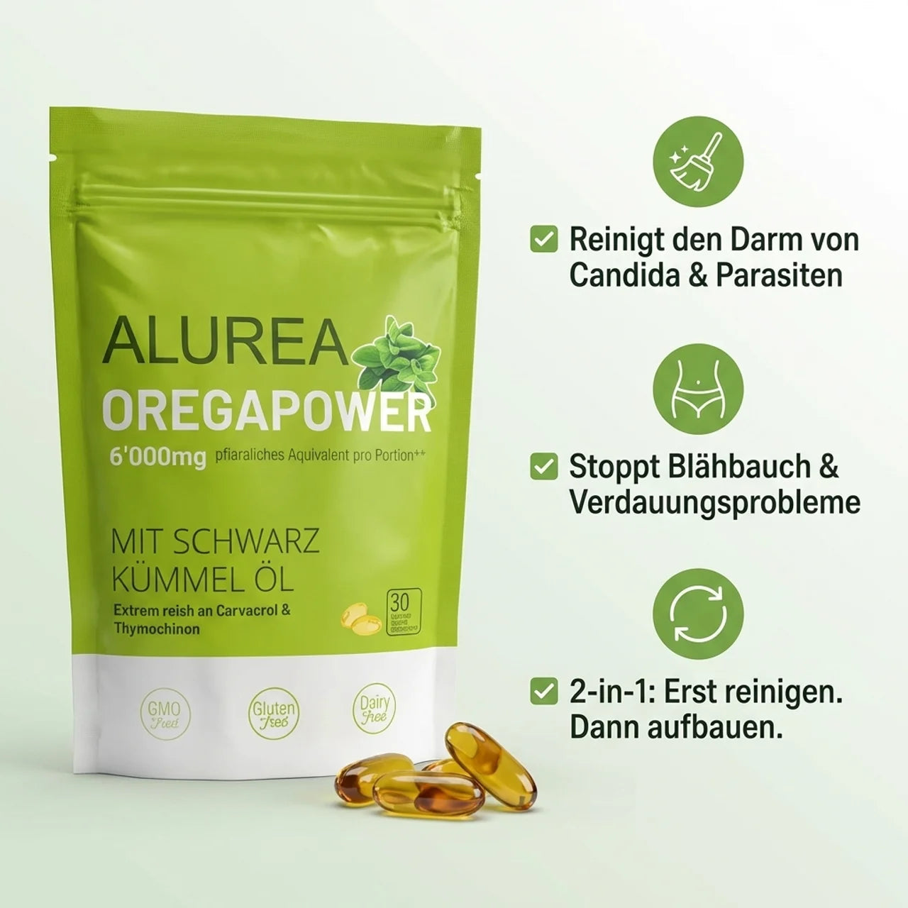 OregaPower Öl Softgels